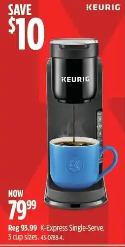 Canadian Tire Keurig K-Express Single-Serve offer
