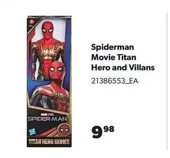 Real Canadian Superstore Spiderman movie titan hero and villans offer