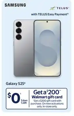 Walmart Galaxy S25 offer