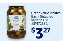 Walmart Great Value Pickles offer