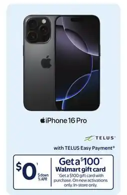 Walmart iPhone 16 Pro offer