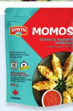 Walmart Siwin Momos Chicken and Vegetable Dumplings offer