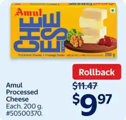 Walmart Amul Processed Cheese offer