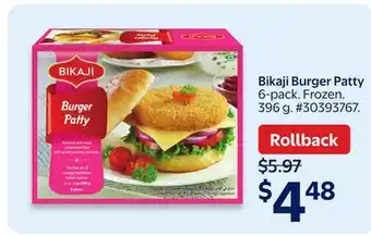 Walmart Bikaji Burger Patty offer