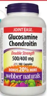 Walmart Webber Naturals Glucosamine or Omega-3 offer