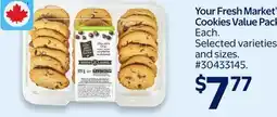 Walmart Your Fresh Market Cookies Value Pack offer