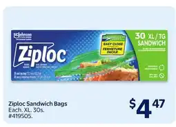 Walmart Ziploc Sandwich Bags offer