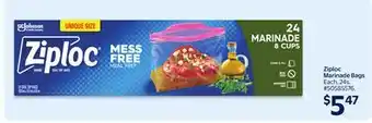 Walmart Ziploc Marinade Bags offer