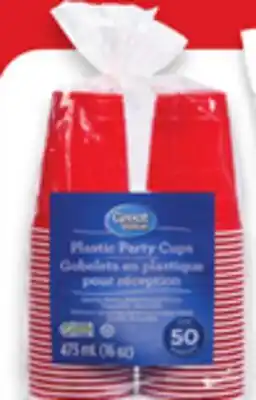 Walmart Great Value Red Personalized Party Cups offer