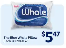 Walmart The Blue Whale Pillow offer