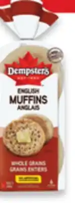 Walmart Dempster's English Muffins 6-Pack offer