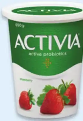 Walmart Activia Yogurt Tubs offer