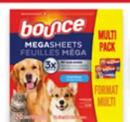 Walmart Bounce Dryer Sheets 120s - 200s offer