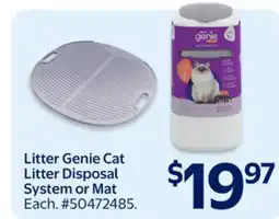 Walmart Litter Genie Cat Litter Disposal System or Mat offer