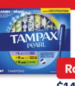 Walmart Always Flexfoam Pads 30s-50s or Tampax Pearl or Radiant Tampons 38s - 50s offer