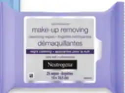 Walmart Neutrogena Face Cleansing Wipes 25s offer