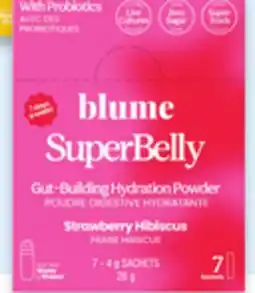 Walmart Blume SuperBelly Strawberry Hibiscus Hydration Powder offer