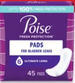 Walmart Poise Incontinence Products offer