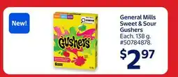 Walmart General Mills Sweet & Sour Gushers offer