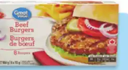 Walmart Great Value Beef Burgers offer