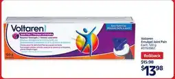 Walmart Voltaren Emulgel Joint Pain offer
