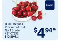 Walmart Bulk Cherries offer
