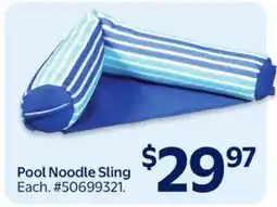 Walmart Pool Noodle Sling offer