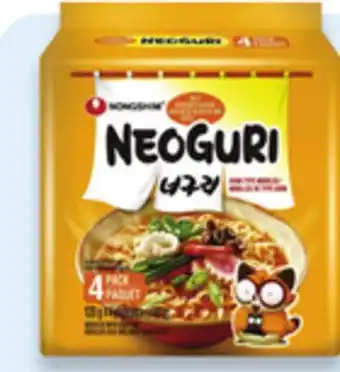 Walmart Nongshim Ramen 4-Pack offer