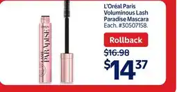 Walmart L'Oreal Paris Voluminous Lash Paradise Mascara offer