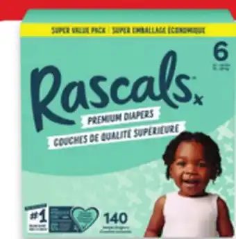 Walmart Rascals Super Value Pack Diapers offer