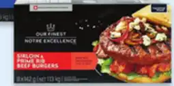 Walmart Our Finest Beef Burgers offer
