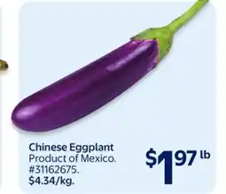 Walmart Chinese Eggplant offer