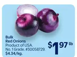 Walmart Bulk Red Onions offer