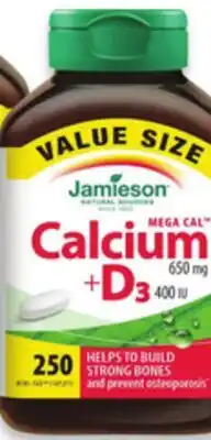 Walmart Jamieson B12 150s or Calcium 250s offer