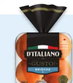 Walmart D'Italiano with Gusto! Brioche Style Hamburger Buns offer