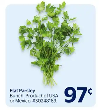 Walmart Flat Parsley offer
