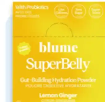 Walmart Blume SuperBelly Lemon Ginger Hydration Powder offer