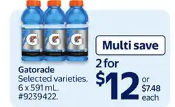 Walmart Gatorade offer