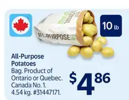 Walmart All-Purpose Potatoes offer