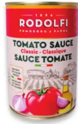 Walmart Rodolfi Tomatoes, Pizza Sauce or Pasta Sauce offer