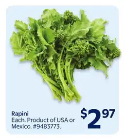 Walmart Rapini offer