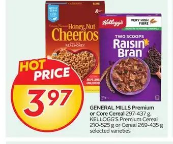 Sobeys GENERAL MILLS Premium or Core Cereal offer