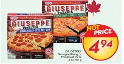 Sobeys Giuseppe Rising or Thin Crust Pizza offer