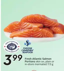 Sobeys Fresh Atlantic Salmon Portions offer