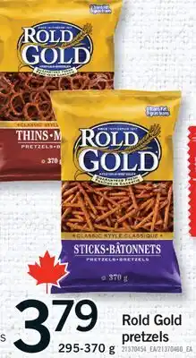 Fortinos ROLD GOLD PRETZELS, 295-370 G offer
