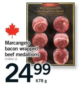 Fortinos MARCANGELO BACON WRAPPED BEEF MEDALLIONS, 678 G offer