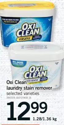 Fortinos OXI CLEAN LAUNDRY STAIN REMOVER, 1.28/1.36 KG offer