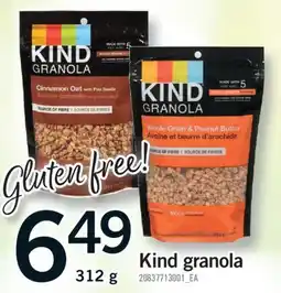 Fortinos KIND GRANOLA, 312 G offer