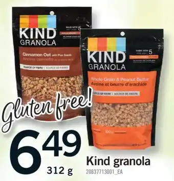 Fortinos KIND GRANOLA, 312 G offer