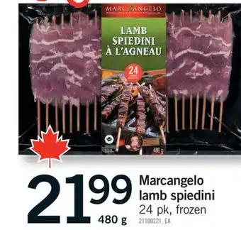 Fortinos MARCANGELO LAMB SPIEDINI, 24 PK, 480 G offer